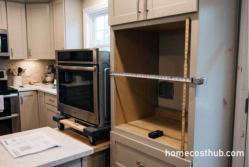 Oven Installation Calculator 91 Cabinet Cutout & Oven Fit