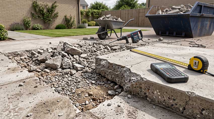 Home Cost Estimator 2 Concrete Removal Calculator