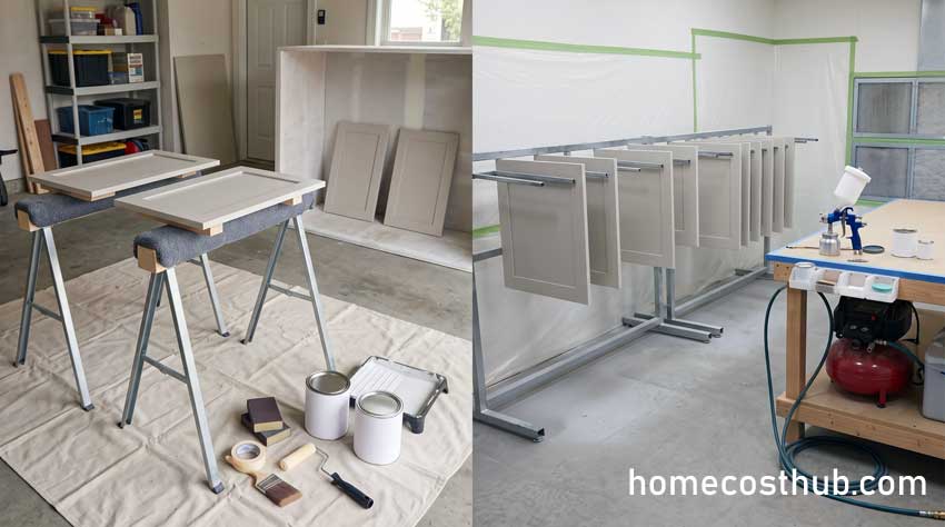 Cabinet Painting Cost Calculator 12 DIY vs Professional Cabinet Painting