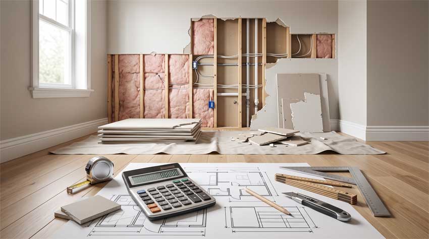 Drywall Removal Calculator