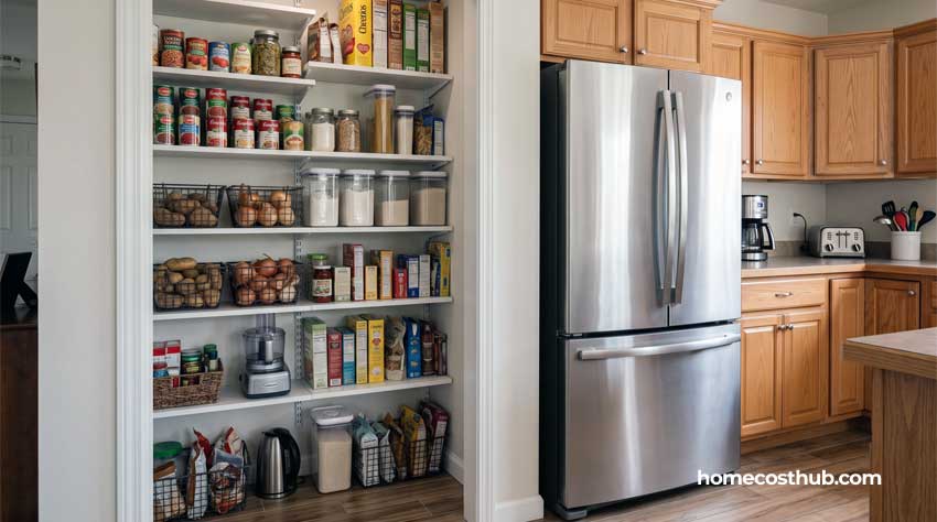 Pantry Addition Calculator 91 Existing Space vs Pantry Conversion