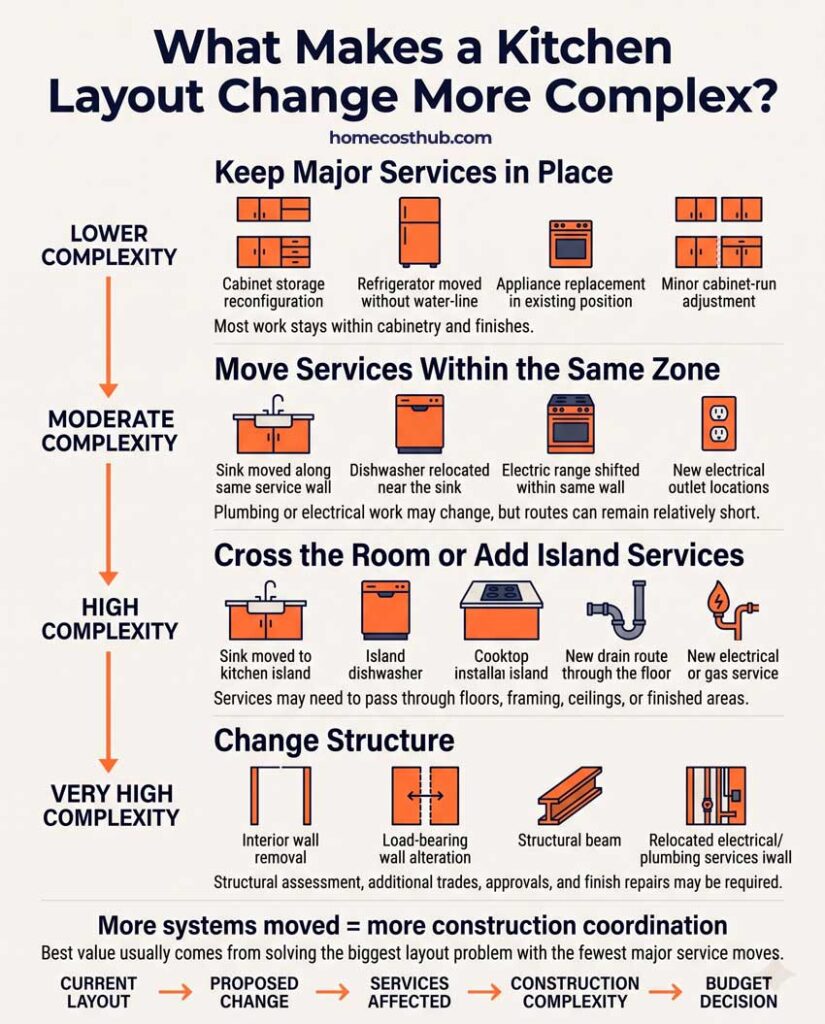 Kitchen Layout Change Calculator 95 Infografis What Makes a Kitchen Layout Change More Complex