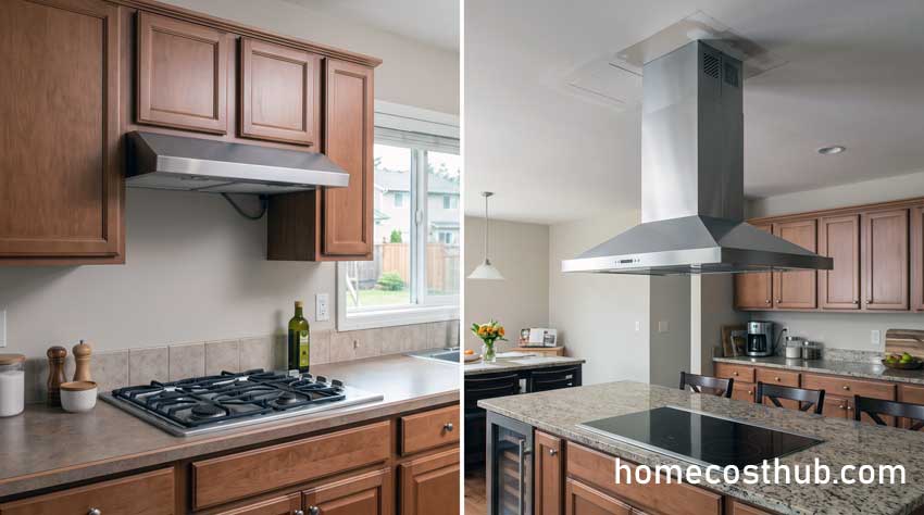 Range Hood Installation Calculator 91 Like-for-Like Replacement vs Complex Island Installation