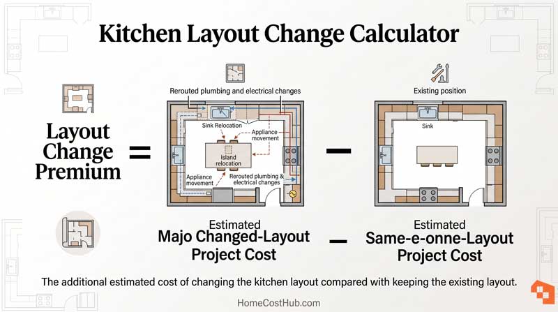 Kitchen Layout Change Calculator 94 Premium Kitchen Layout Change Calculator