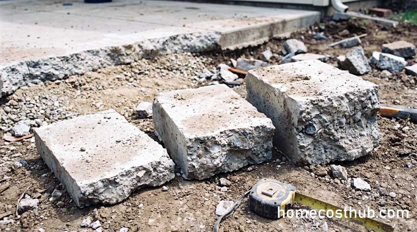 Concrete Removal Calculator 12 Slab Thickness & Debris Volume